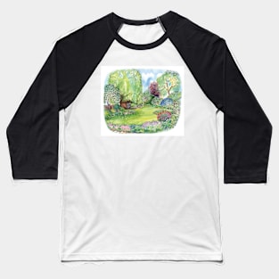 Garden Portrait Baseball T-Shirt